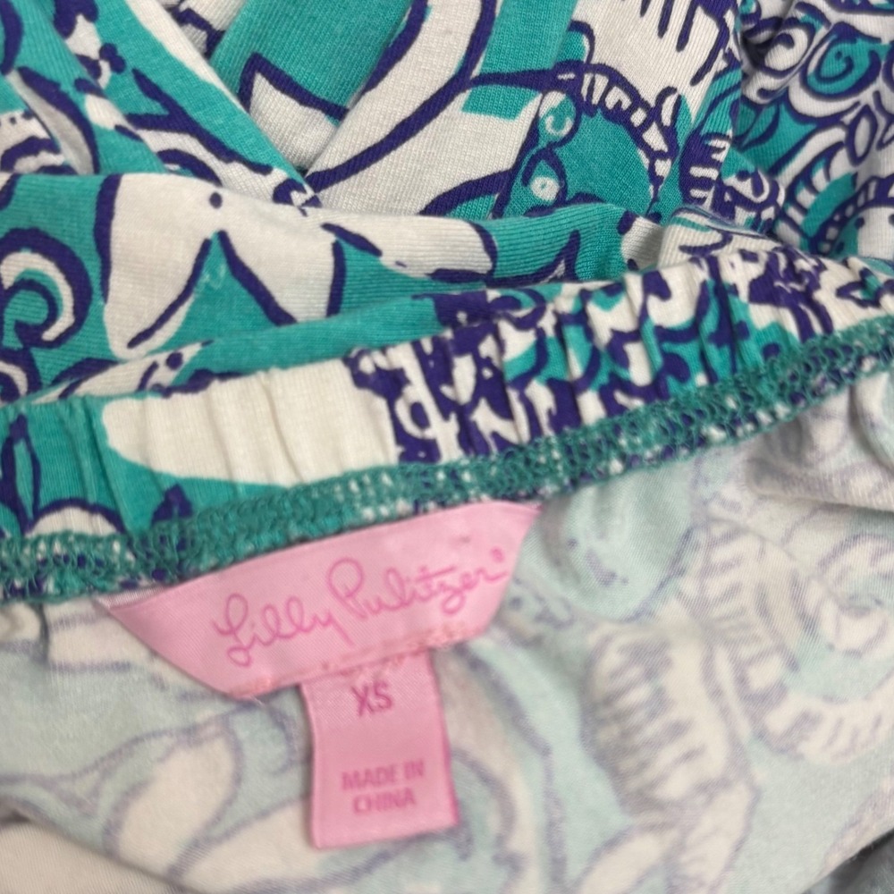 Lilly Pulitzer Holbrook Maxi Dress XS Montauk Seafoam Green Beach Boho Resort - Picture 6 of 8